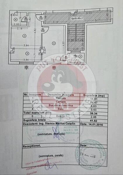 Avangarde Residence Militari | Apartament 2 camere | 42mp | Semidecomandat | B11603